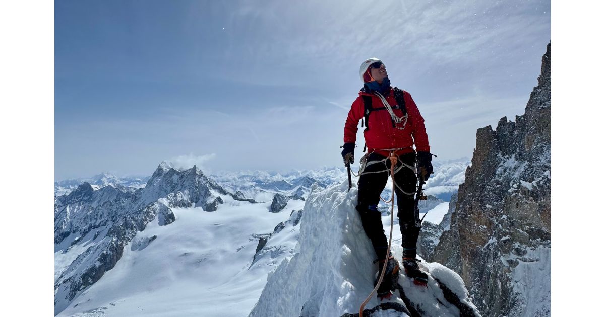 Christophe Dumarest climbs "Kairos"